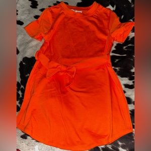 NEW- Girls Short Sleeve T-Shirt Dress